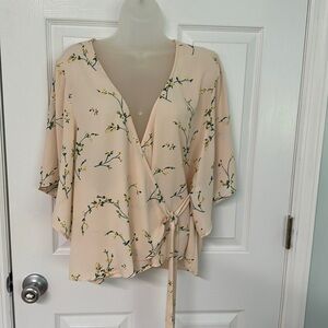 Express wrap blouse. Size medium.